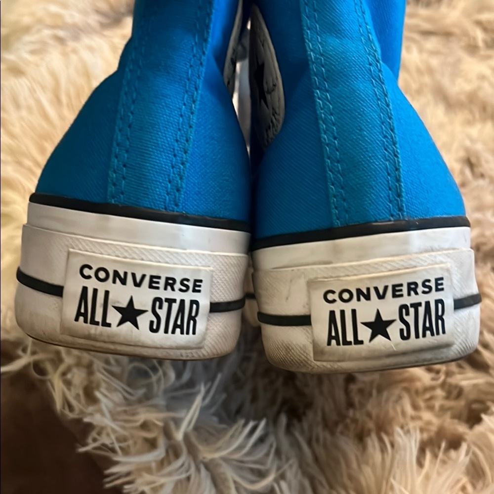 Converse Chuck Taylor All Star -  Blue High-Top Sneakers women’s size 7 - Picture 7 of 10
